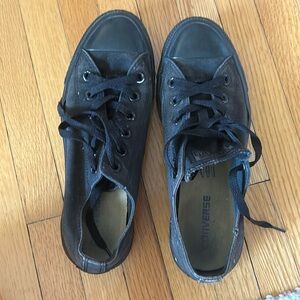 All black converse